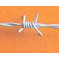 Double strand galvanized barbed wire